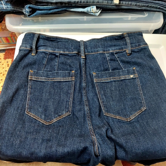 Mica Hi-Rise Wide Leg Cropped Jeans Size 14W - Picture 7 of 8